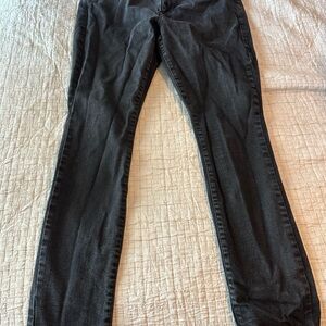 Good American Charcoal Denim Pants